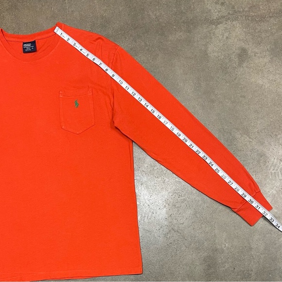 Vintage Y2K Polo Ralph Lauren Long Sleeve Pocket TShirt - Picture 6 of 7